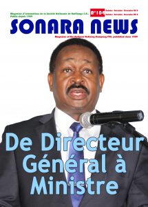 SONARA NEWS N°104; Ibrahim TALBA MALLA, de Directeur Général à Ministre